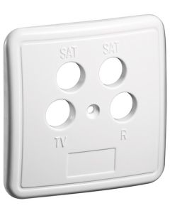 4-hålsframsida till antennvägguttag