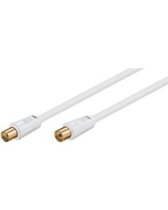 Antennkabel vit, 1,5 m