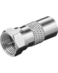 F-adapter: F-han - koxialhane - 1 stk.