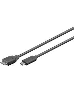 USB 3,0 SuperSpeed-kabel, 0,6 m,