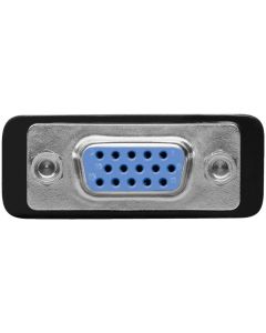 Analog DVI/VGA adapter, DVI-I hane dubbel-link (24+5 pin), svart,