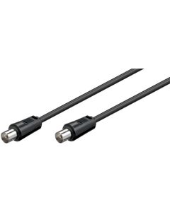 Antennkabel, svart, 1,5 m