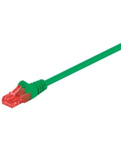 CAT 6 patchkabel, U/UTP, grön, 10 m
