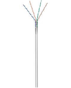 CAT 5e nätverkskabel, F/UTP, grå, 100 m kabelrulle
