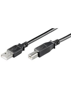USB 2,0 Hi-Speed-kabel, svart, 1,8 m