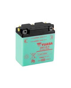 Yuasa 6N11A-4 (DC) 6V Batteri til Motorcykel