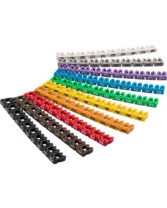 Kabelmarkeringsklips - Siffror 0&#150;9&#146; för kablar med diameter upp till 4 mm 4 mm