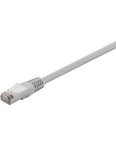CAT 5e patchkabel, F/UTP, grå, 10 m