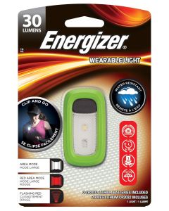 Energizer LED Clip and Go ficklampa inkl. 2 x CR2032 - 30 lumen