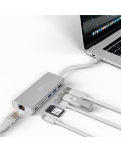 USB-C&#153; Premium Multiport-Dock, silver