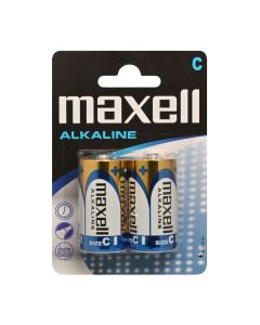 Maxell Long life Alkaline C/LR14-batterier - 2 st.