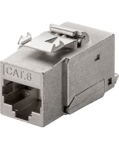 CAT 6 RJ45-kontakt, skärmad, 250 MHz, SNAP-IN