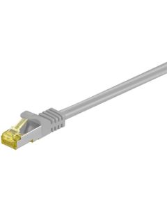 RJ45 patchkabel S/FTP (PiMF), med CAT 7 kabel, grå, 2 m