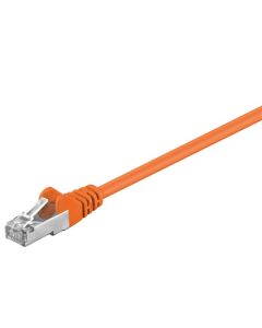 CAT 5e patchkabel, F/UTP, orange, 10 m
