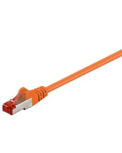 CAT 6 patchkabel S/FTP (PiMF), orange, 30 m