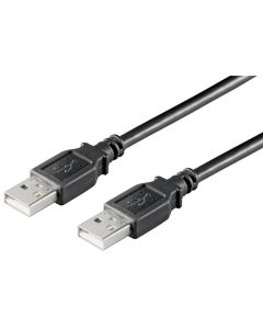 USB 2,0 Hi-Speed-kabel, svart, 1,8 m
