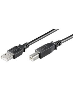 USB 2,0 Hi-Speed-kabel, svart, 1,8 m