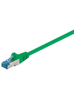 CAT 6a patchkabel S/FTP (PiMF), grön, 15 m
