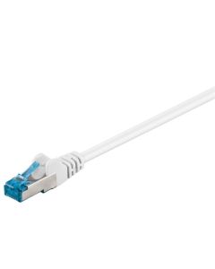 CAT 6a patchkabel S/FTP (PiMF), vit, 20 m