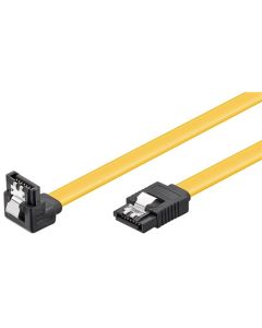 HDD S-ATA kabel Clip, gul, 0,7 m,