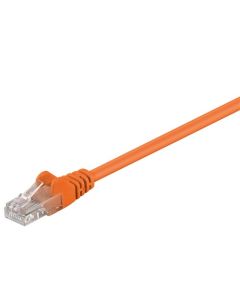 CAT 5e patchkabel, U/UTP, orange, 10 m