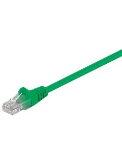 CAT 5e patchkabel, U/UTP, grön, 1,5 m