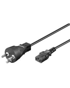 Sladd, Danmark typ H, 2 m, svart