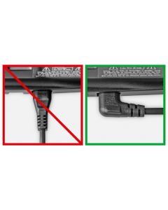 Strömkabel 2 m, vit