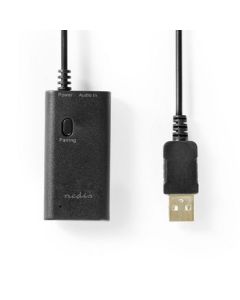 NEDIS, Trådlös ljudsändare  Bluetooth®  Upp till 2 hörlurar  Svart