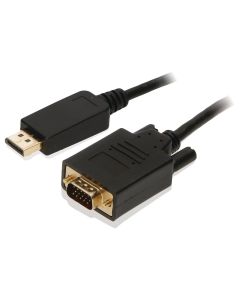 2-Power Displayport till DVI-kabel - 1 m