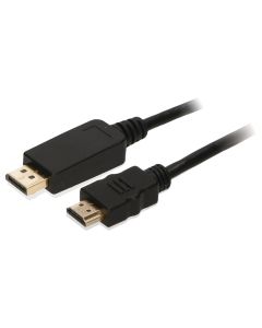 2-Power Displayport till HDMI-kabel - 2 m