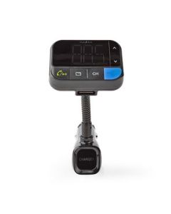 NEDIS, FM-sändare för bil  Bluetooth®  Bass Boost  MicroSD-kortplats  Handsfree-samtal  Röststyrning  2x USB