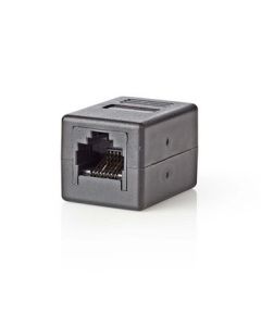 NEDIS, CAT6-nätverkskopplare för RJ45 hona - hona svart
