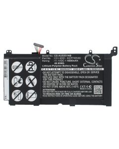 Batteri til Asus VivoBook S551L Laptop - 11,1V (kompatibelt)