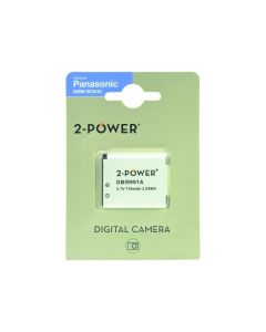 2-Power Kamerabatteri till Replaces Panasonic DMW-BCN10