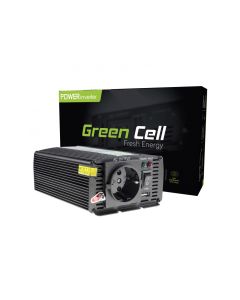 Green Cell Inverter til bil 12V til 230V, 300W / 600W Modificeret sinus