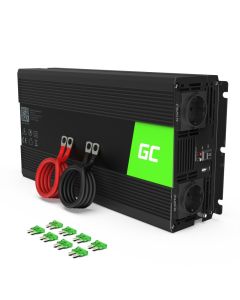 Green Cell Inverter för bil 12V til 230V 1500W/3000W Ren sinus