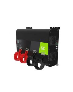 Green Cell Pro Inverter för bil 12V till 230V, 2000W/4000W Pure Sine