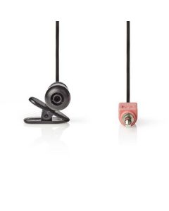 Nedis, Trådansluten Mikrofon ,  Clip on ,  3.5 mm