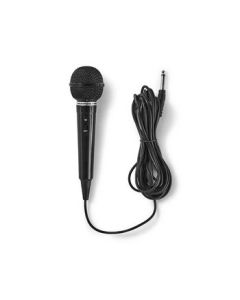 Nedis, Trådansluten Mikrofon ,  -75 dB +/-3 dB känslighet ,  80 Hz-12 kHz