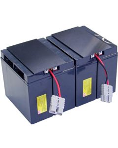 Erstatningsbatteri svarende til APC RBC11 inkl. Stik