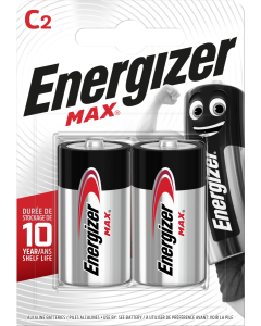 Energizer Max C / E93 Batterier (2 Stk. Blister)