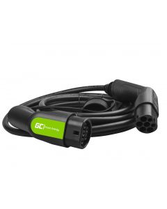 Green Cell EV08 22kW kabel til elbil med type 2 udtag, 7m