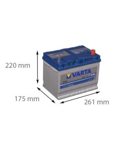 VARTA E23 - 12V 70Ah (Bilbatteri)