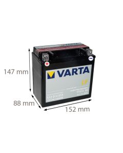 VARTA 512 014 010 - 12V 12Ah (Motorcykelbatteri)