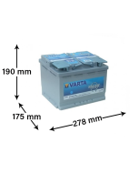 VARTA  A7 (E39) - 12V 70Ah (Start-Stoppbilbatteri)