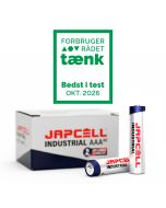 JAPCELL AAA/LR03 Industrial alkaline batterier - 40 st.