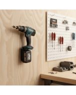 Batteri- och verktygshållare / Väggfäste för Makita 14,4 & 18V slide-batterier