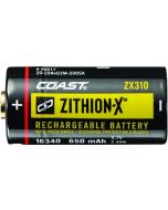 COAST ZX310 Zithion-X uppladdningsbart batteri för XP6R och XPH25R